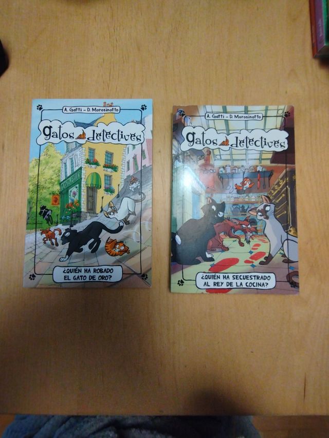 Gatos y detectives. 2 libros de A. Gatti