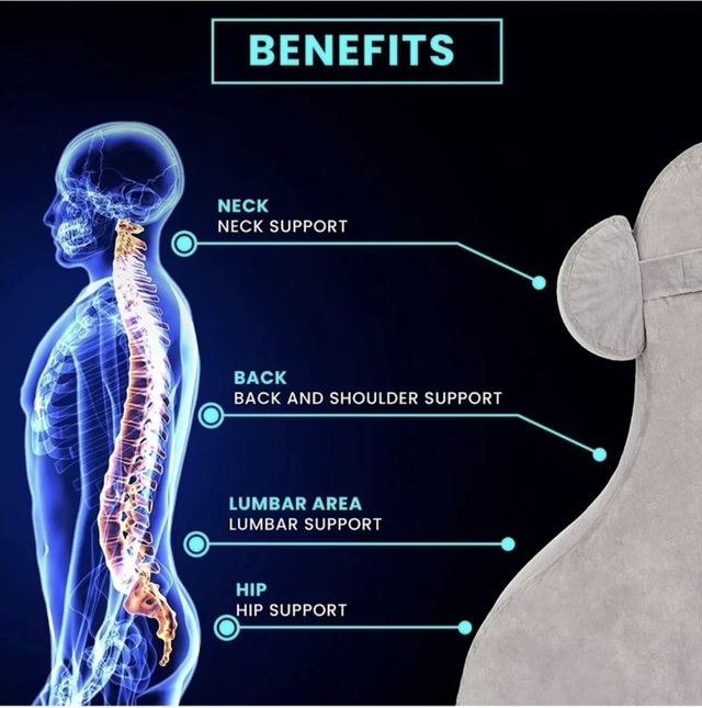 Cojin ergonomico para leer dormir