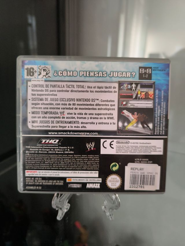 SmackDown vs raw 2008 nintendo ds