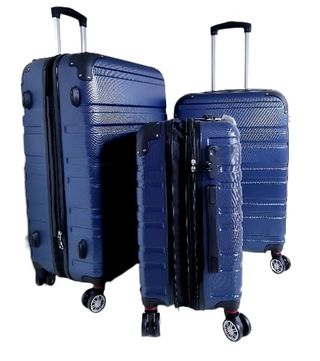 Conjunto 3 Maletas Doble Cremallera 