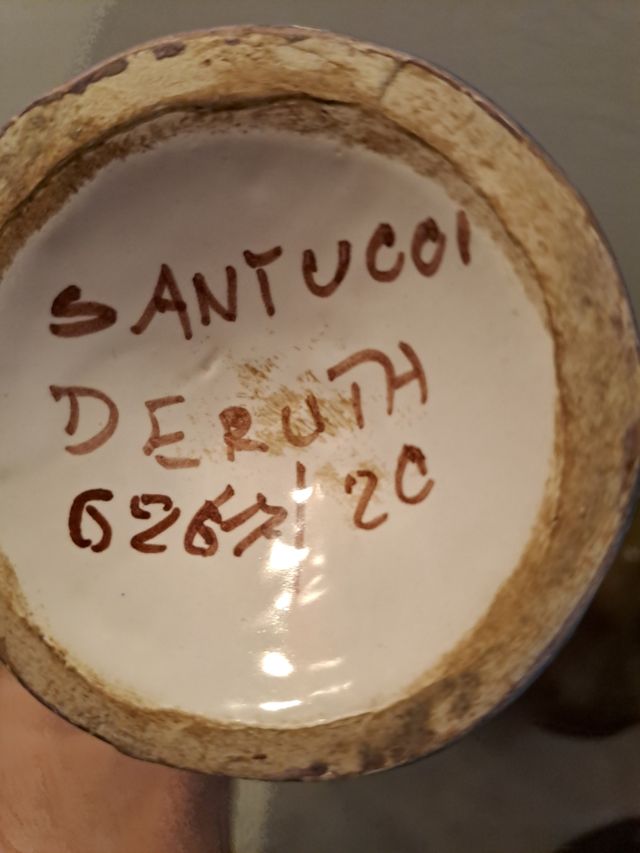 Brocchetta in ceramica Deruta