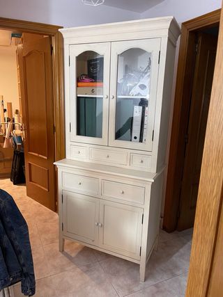 Mueble vitrina (2 modulos)