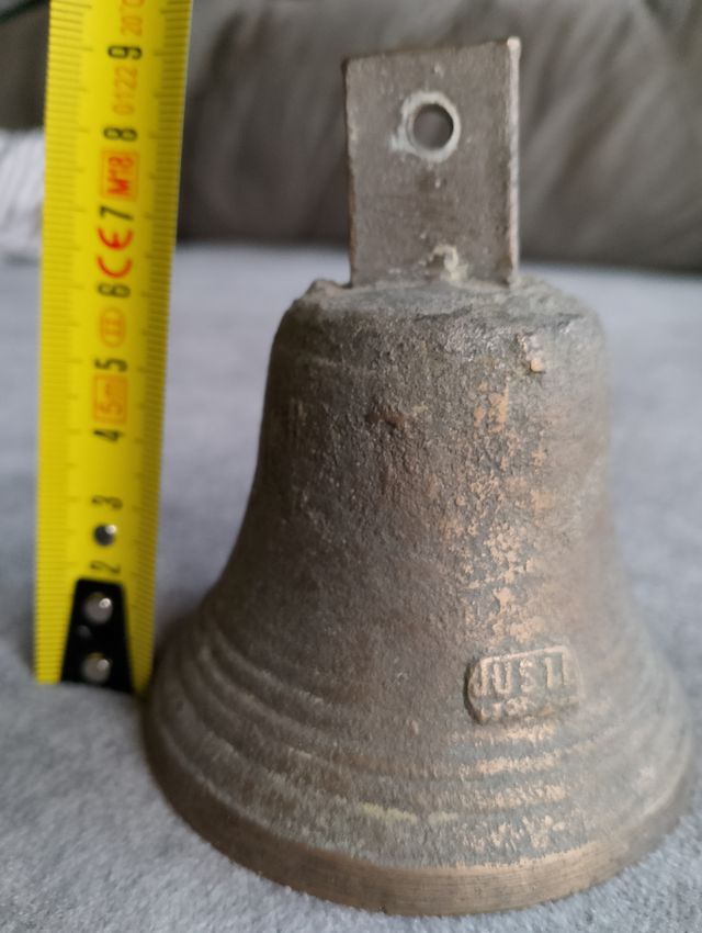 Campana antigua llamador bronce