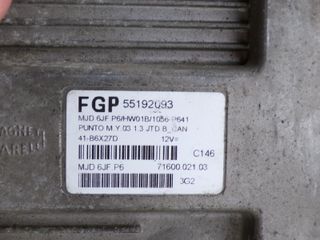 CENTRALITA ECU FIAT PUNTO 55192093