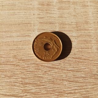 Moneda de 25 pts de las olimpiadas de 92