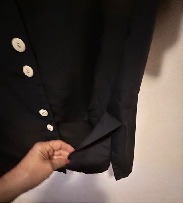 Cardigan de color negro vintage