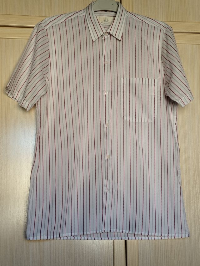 Camisas hombre manga corta.T.39.