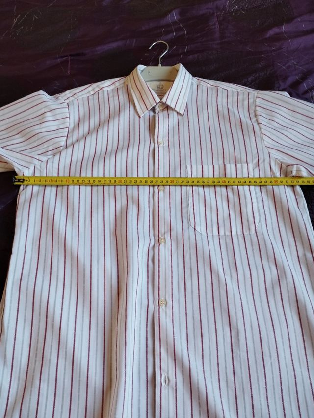 Camisas hombre manga corta.T.39.