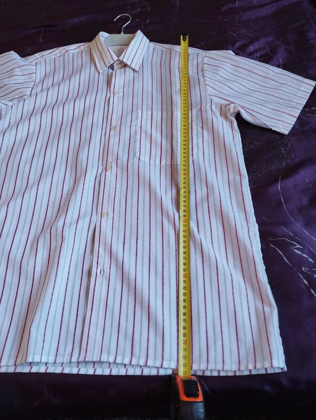 Camisas hombre manga corta.T.39.