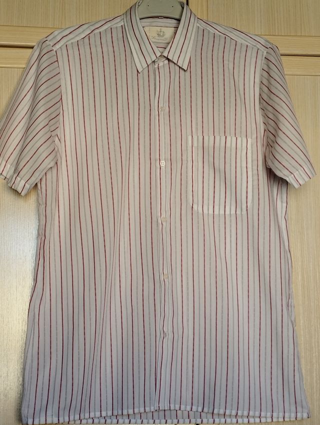 Camisas hombre manga corta.T.39.