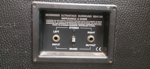 Pantalla de guitarra eléctrica 4x12"