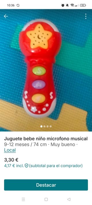 Juguete musicales bebe niño niña
