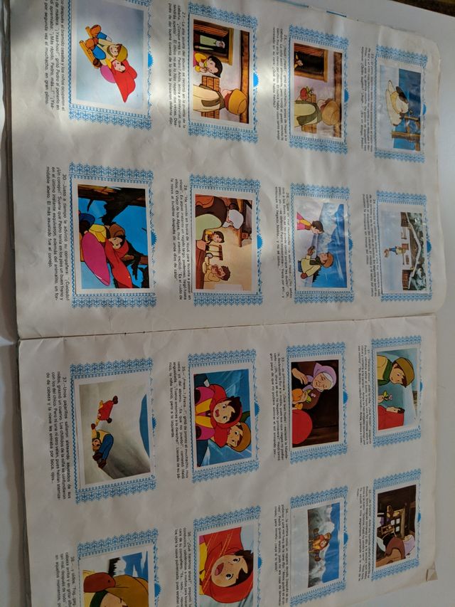 Heidi álbum de cromos 1975