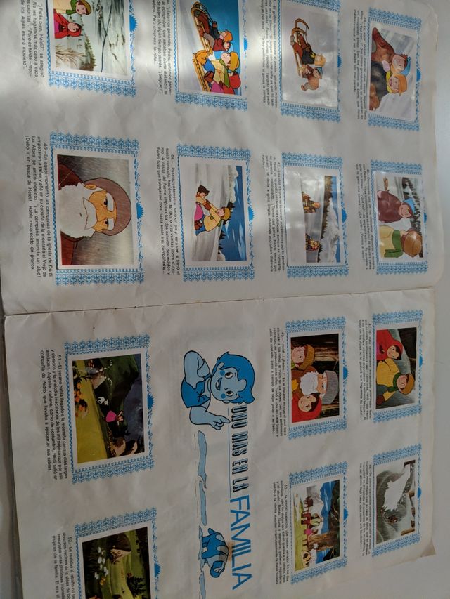 Heidi álbum de cromos 1975