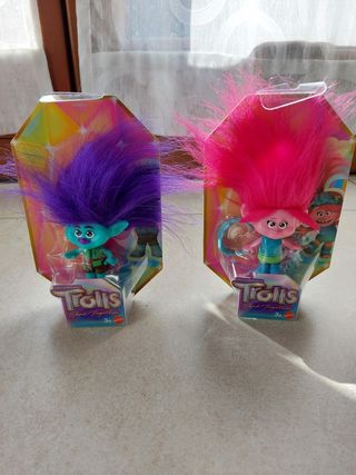 Due pupazzi Trolls Mattel