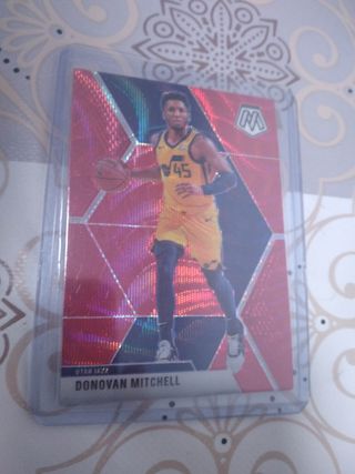 Donovan Mitchell mosaic red wave #13