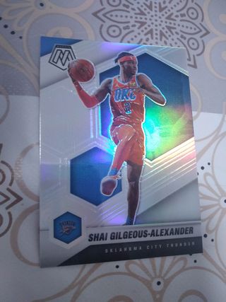 Shai Gilgeous-Alexander mosaic silver