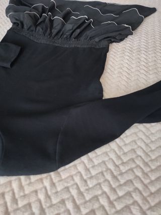 Vestido falda volantes