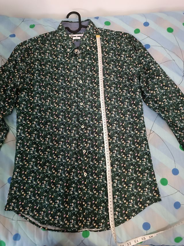 Camisa estampada hombre