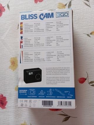 Cámara deportiva bliss cam 3GO