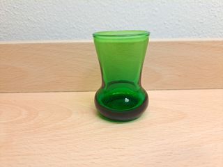 Saliera / porta spezie vintage color verde e oro