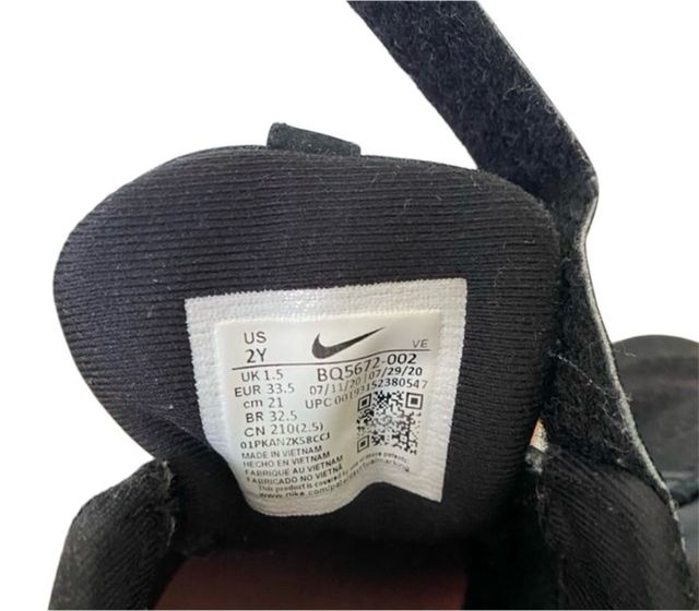 Zapatillas nike numero 33.5