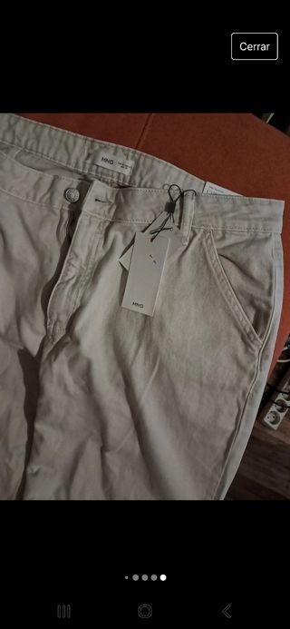 Pantalones cargo sin estrenar mango