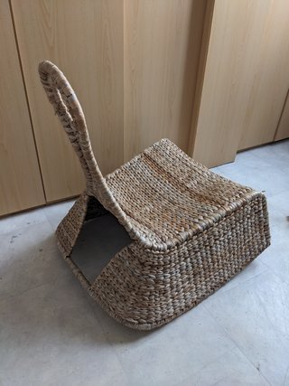 Mecedora de mimbre