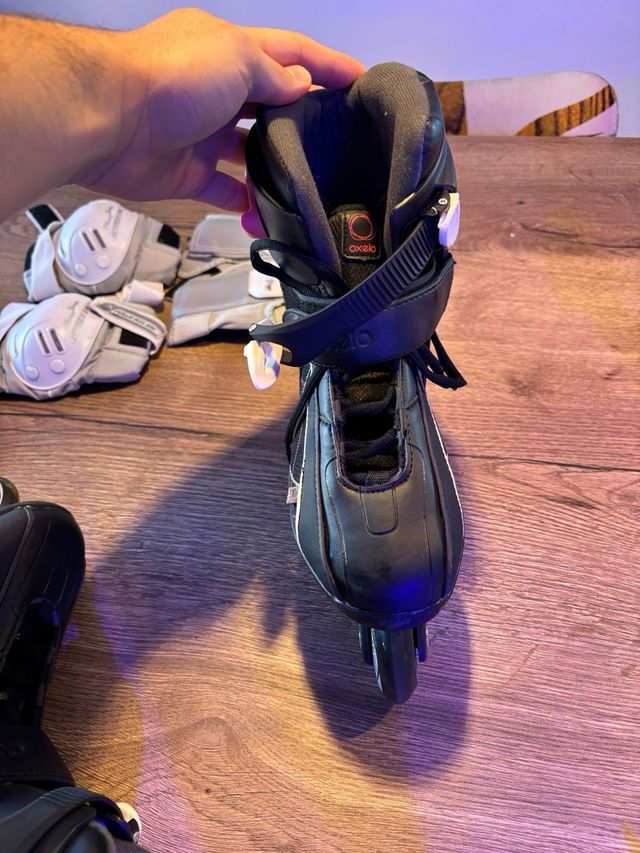 Patines y protecciones