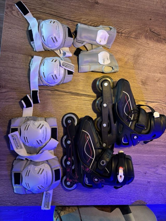 Patines y protecciones