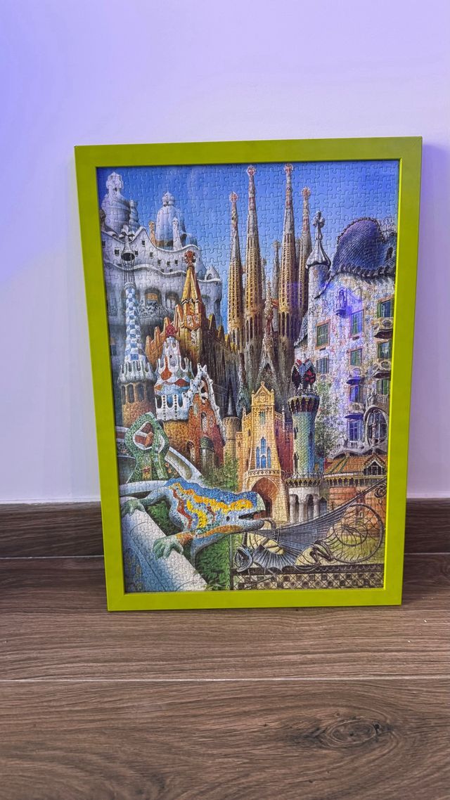 Cuadro puzzle Barcelona