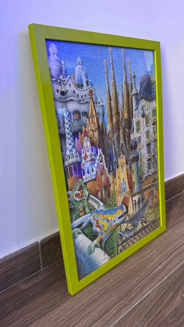 Cuadro puzzle Barcelona