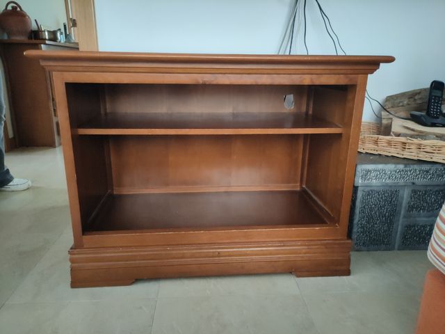 Mesa de television madera maciza