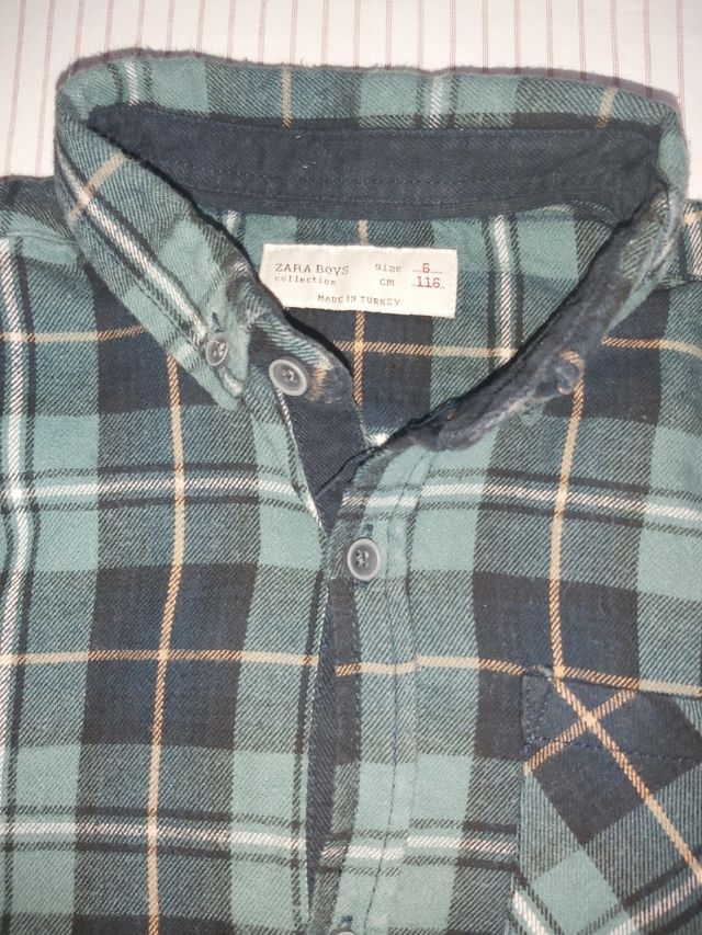 Camisa de cuadros de Zara boys