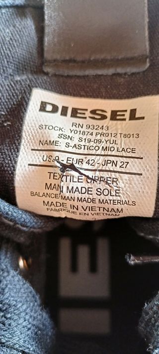 Sneakers Diesel s-astico mid lace 