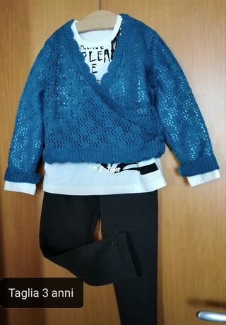 Completo 3 pezzi  taglia 3 anni nuov