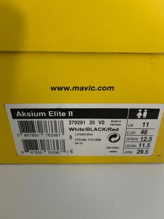 Zapatillas ciclismo Mavic 