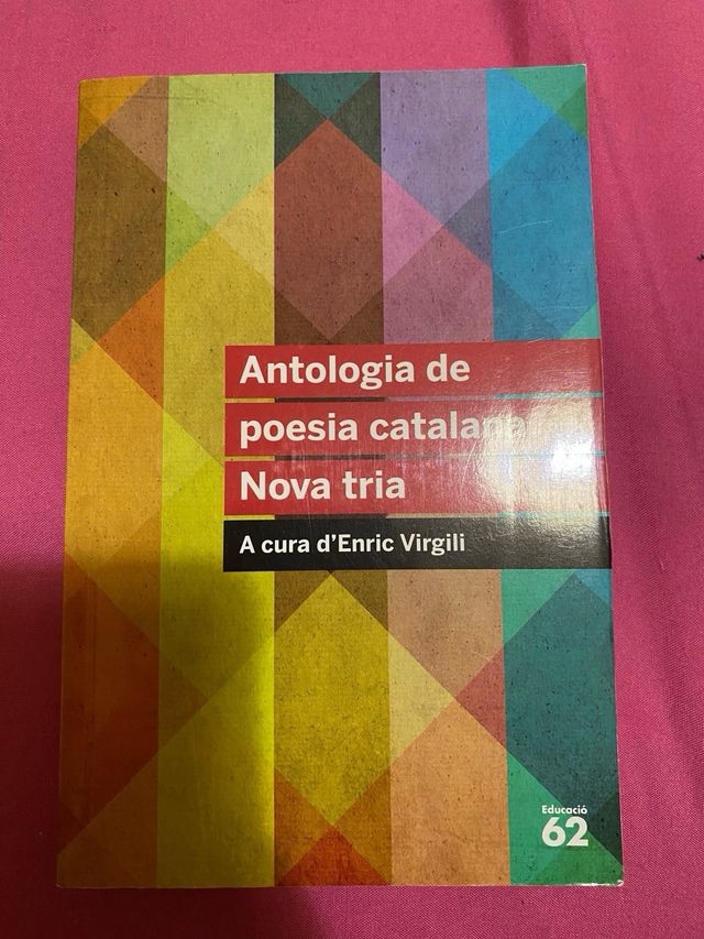 Libro “Antologia de poesia catalana”