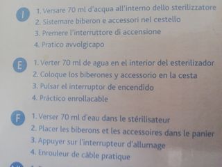 Esterilizador de biberones Chicco