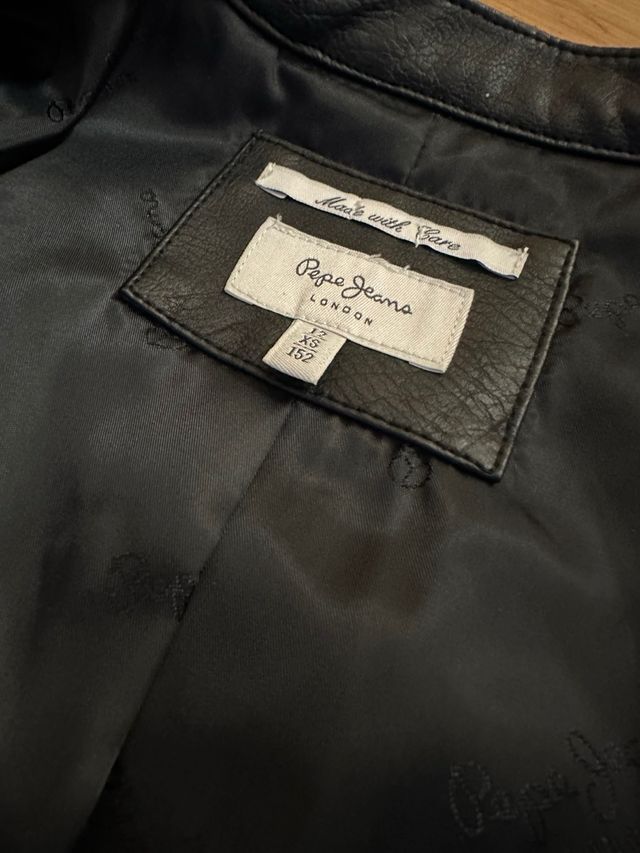 Cazadora Biker Efecto Piel