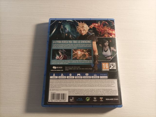 Final Fantasy VII Remake PS4