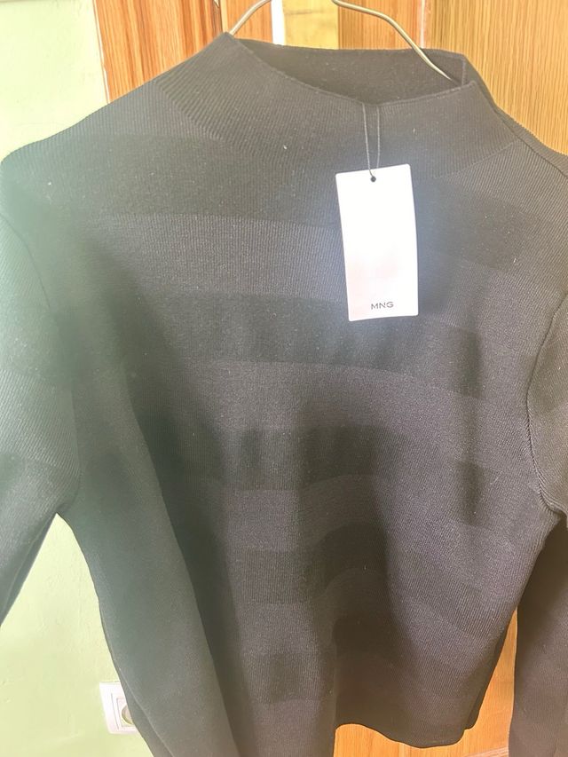 Jersey Mango nuevo negro rayas