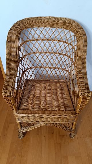 Silla mimbre adulto 