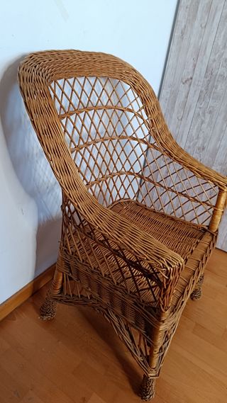 Silla mimbre adulto 