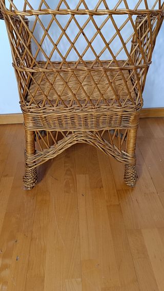 Silla mimbre adulto 