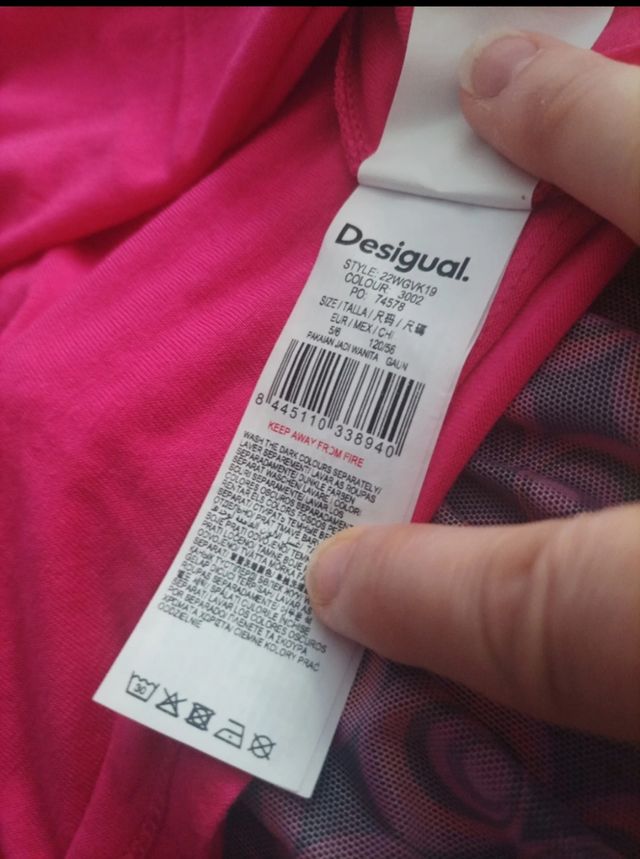 Vestido de niña talla 5/6Desigual 