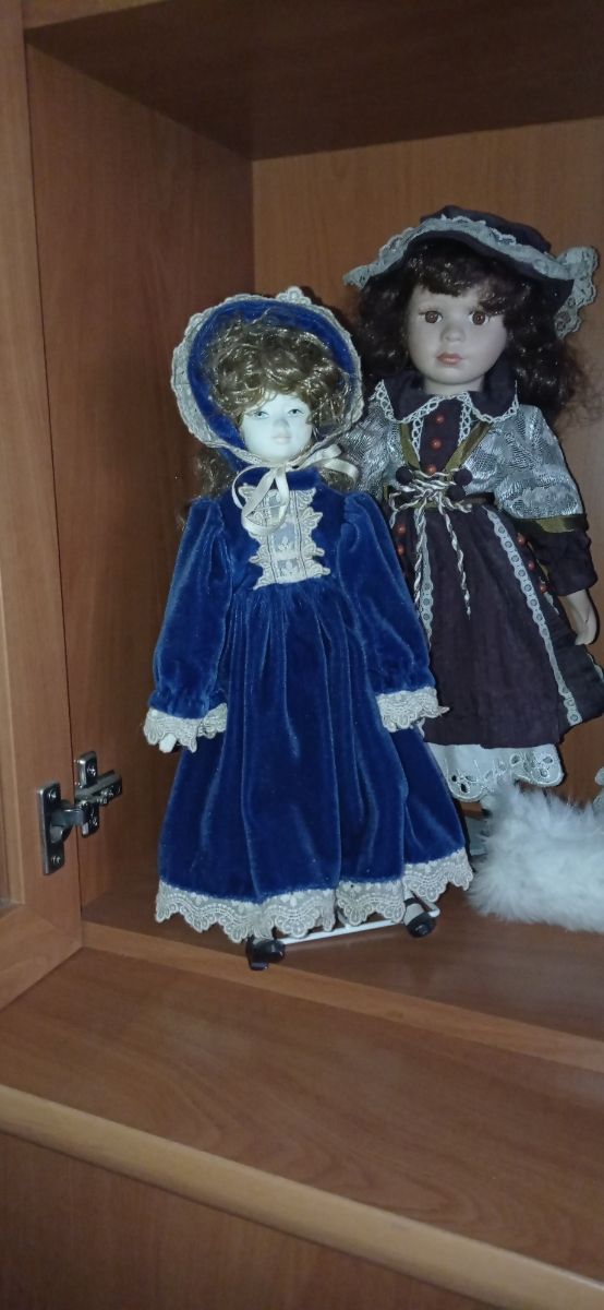 LOTE 4 MUÑECAS COLECCIÓN PORCELANA NUEVAS