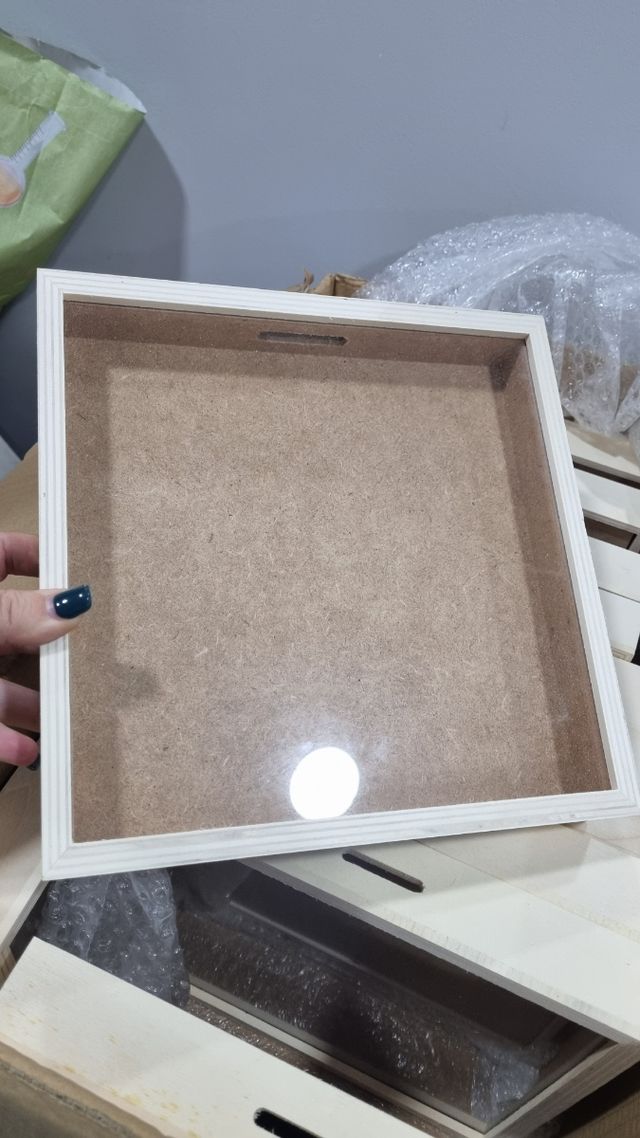 Molduras mealheiro de madeira por perso