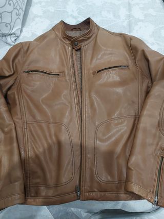 chaqueta de piel