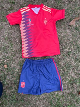 Equipacion de futbol de la seleccion Española